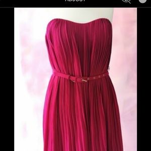 Pleated French connection cocktail dress size 0
